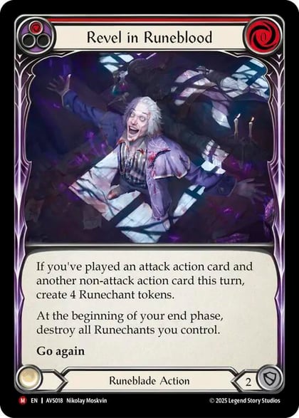 Revel in Runeblood (Red), Armory Deck: Legends Viserai AVS018