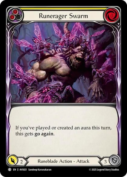 Runerager Swarm (Yellow), Armory Deck: Legends Viserai AVS021