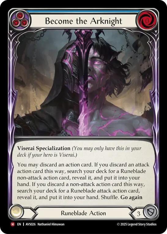 Become the Arknight (Blue), Armory Deck: Legends Viserai AVS026