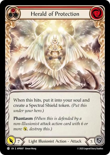 Herald of Protection (Red), Armory Deck: Legends Prism APR007
