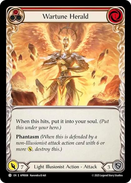 Wartune Herald (Red), Armory Deck: Legends Prism APR008