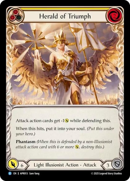 Herald of Triumph (Yellow), Armory Deck: Legends Prism APR013