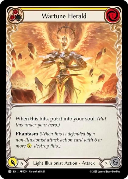 Wartune Herald (Yellow), Armory Deck: Legends Prism APR014