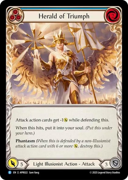 Herald of Triumph (Blue), Armory Deck: Legends Prism APR022