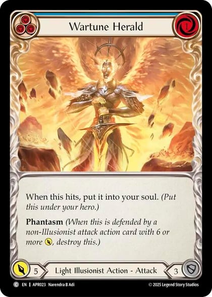 Wartune Herald (Blue), Armory Deck: Legends Prism APR023