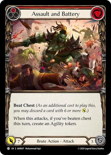 Assault and Battery (Red), Armory Deck: Rhinar ARR007