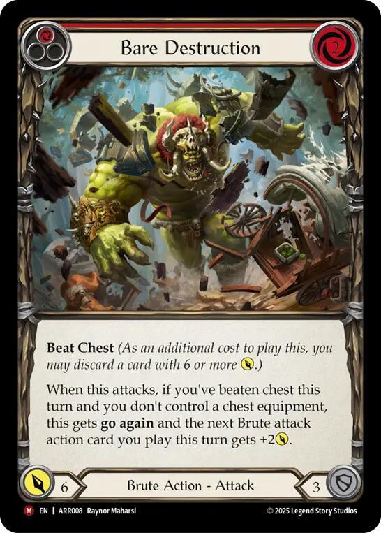 Bare Destruction, Armory Deck: Rhinar ARR008
