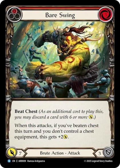 Bare Swing (Red), Armory Deck: Rhinar ARR009
