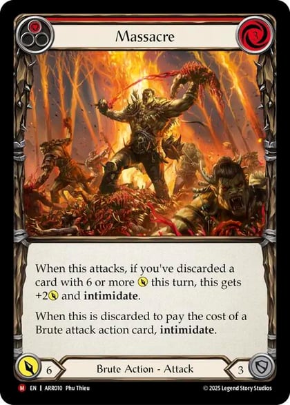 Massacre, Armory Deck: Rhinar ARR010