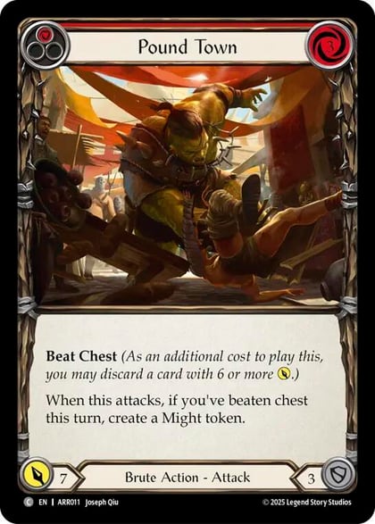 Pound Town (Red), Armory Deck: Rhinar ARR011