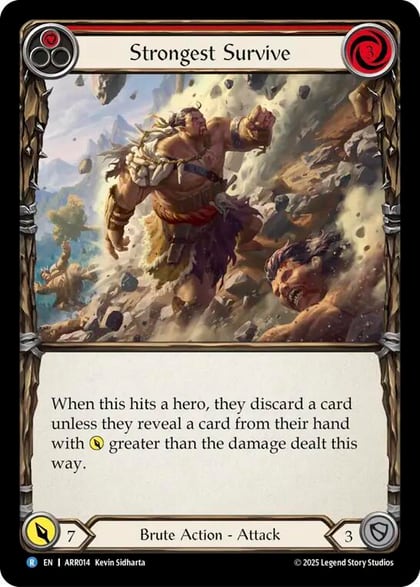 Strongest Survive, Armory Deck: Rhinar ARR014