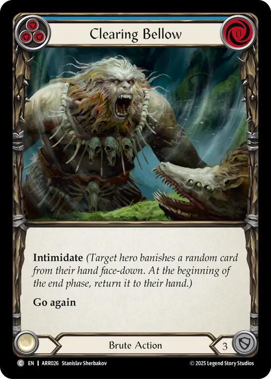 Clearing Bellow, Armory Deck: Rhinar ARR026