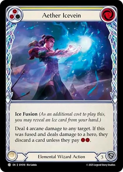 Aether Icevein (Yellow), Silver Age Chapter 1 SIY018