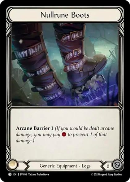 Nullrune Boots (SVI010), Silver Age Chapter 1 SVI010