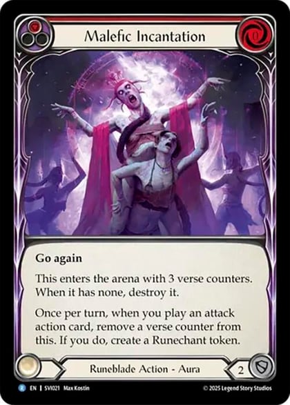 Malefic Incantation (Red), Silver Age Chapter 1 SVI021