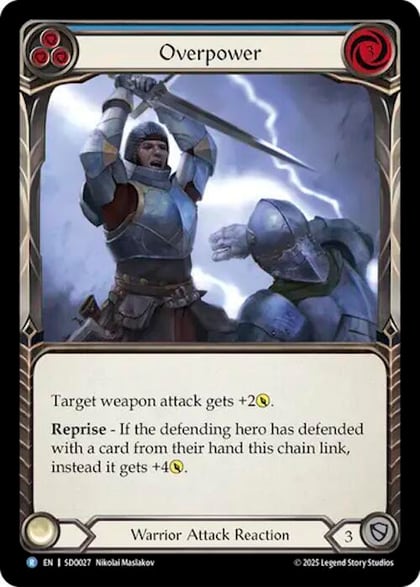 Overpower (Blue), Silver Age Chapter 2 SDO027