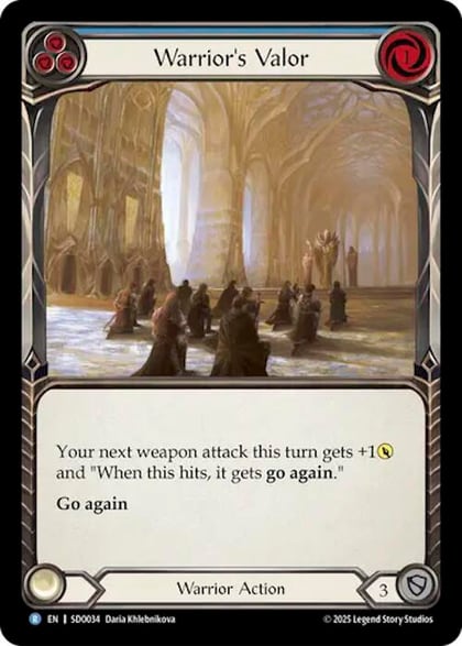Warrior's Valor (Blue), Silver Age Chapter 2 SDO034