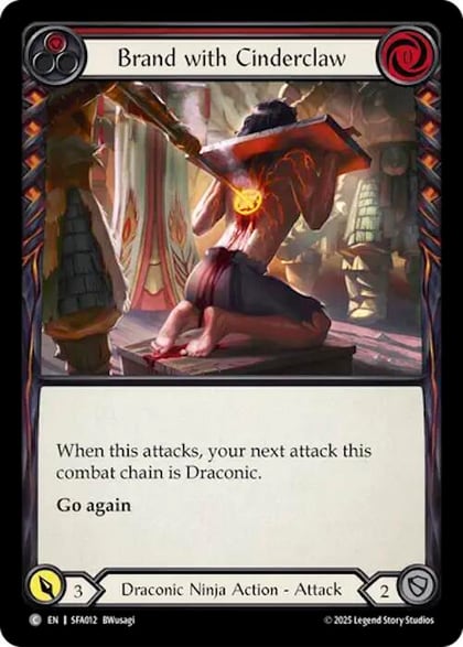 Brand with Cinderclaw (Red), Silver Age Chapter 2 SFA012