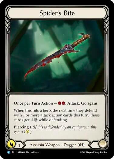 Spider's Bite, Armory Deck: Arakni AAC003
