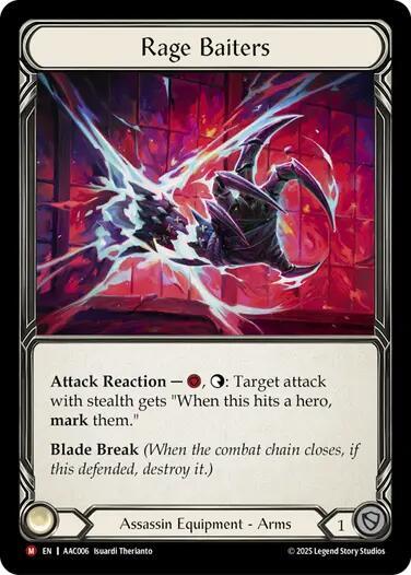 Rage Baiters, Armory Deck: Arakni AAC006