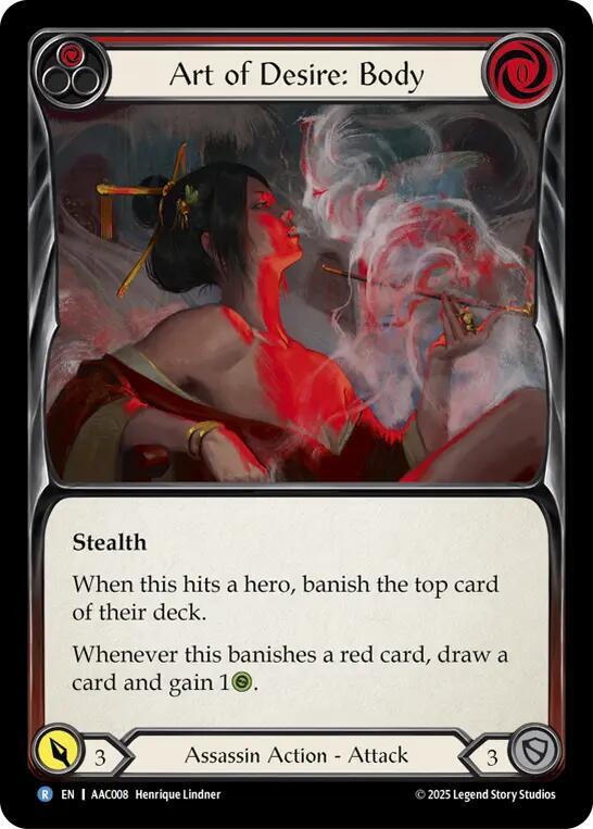 Art of Desire: Body, Armory Deck: Arakni AAC008