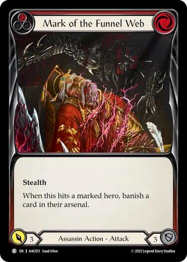 Mark of the Funnel Web (Red), Armory Deck: Arakni AAC013