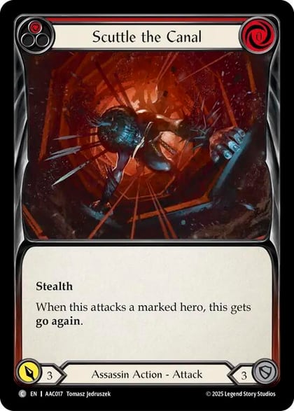 Scuttle the Canal, Armory Deck: Arakni AAC017