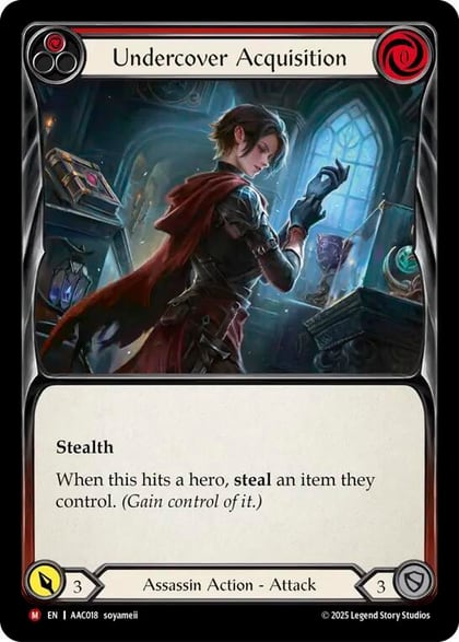 Undercover Acquisition, Armory Deck: Arakni AAC018