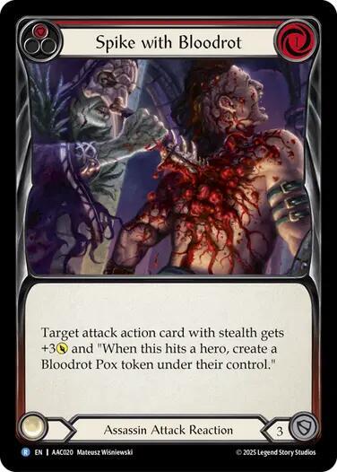 Spike with Bloodrot, Armory Deck: Arakni AAC020