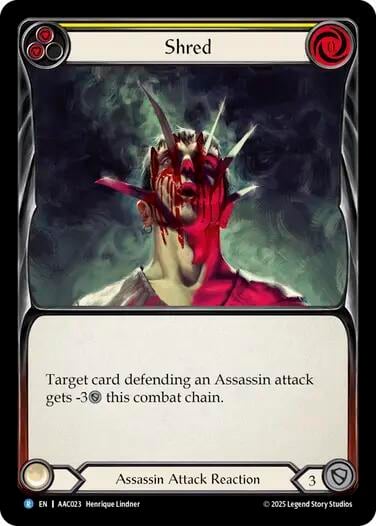 Shred (Yellow), Armory Deck: Arakni AAC023
