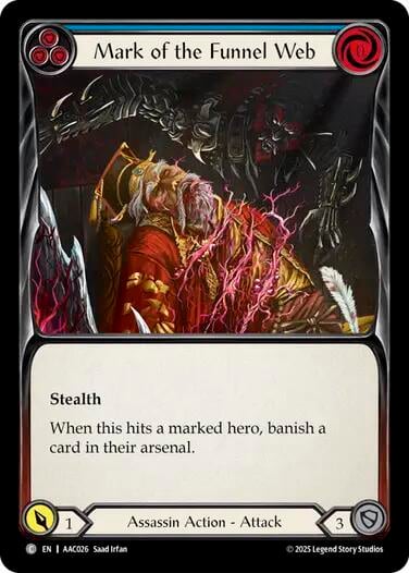 Mark of the Funnel Web (Blue), Armory Deck: Arakni AAC026