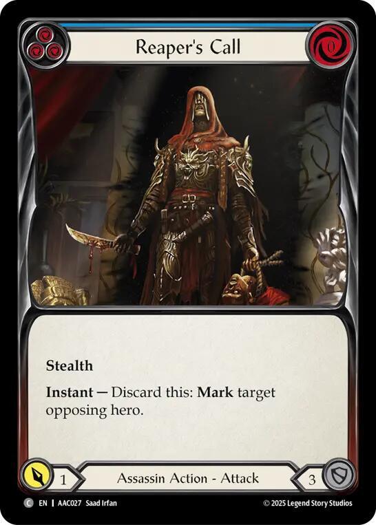 Reaper's Call, Armory Deck: Arakni AAC027