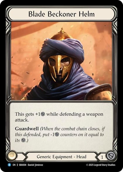 Blade Beckoner Helm (SBA004), Silver Age Chapter 3 SBA004
