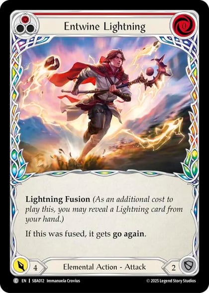 Entwine Lightning (Red), Silver Age Chapter 3 SBA012