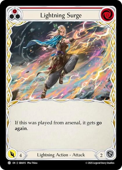 Lightning Surge (Red), Silver Age Chapter 3 SBA015