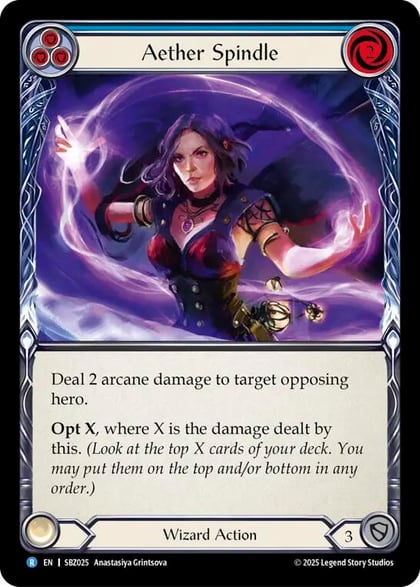 Aether Spindle (Blue), Silver Age Chapter 3 SBZ025