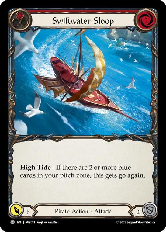 Swiftwater Sloop (Red), Silver Age Chapter 3 SGB013