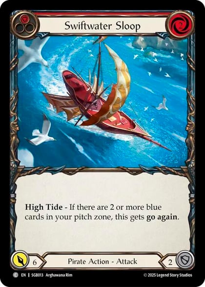 Swiftwater Sloop (Red), Silver Age Chapter 3 SGB013