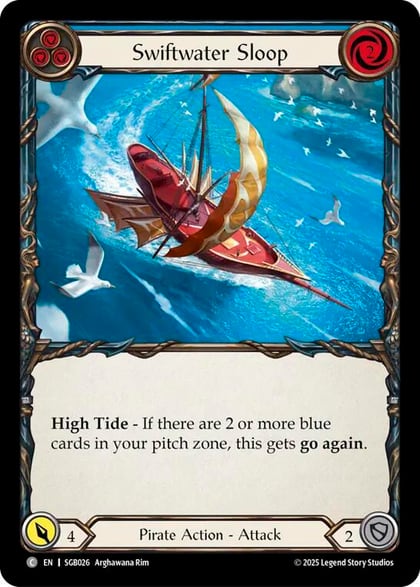 Swiftwater Sloop (Blue), Silver Age Chapter 3 SGB026