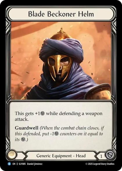 Blade Beckoner Helm, Silver Age Chapter 3 SLY005