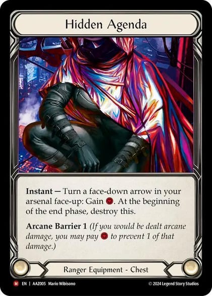 Hidden Agenda (Purple), Armory Deck: Azalea AAZ005