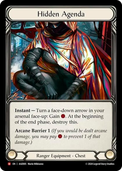 Hidden Agenda, Armory Deck: Azalea AAZ005