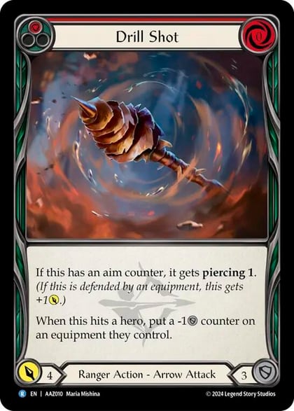 Drill Shot (Red), Armory Deck: Azalea AAZ010