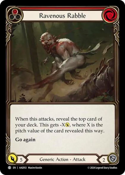 Ravenous Rabble (Red), Armory Deck: Azalea AAZ012