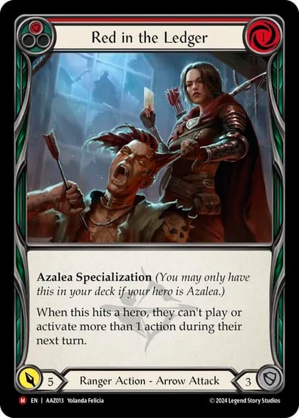 Red in the Ledger, Armory Deck: Azalea AAZ013