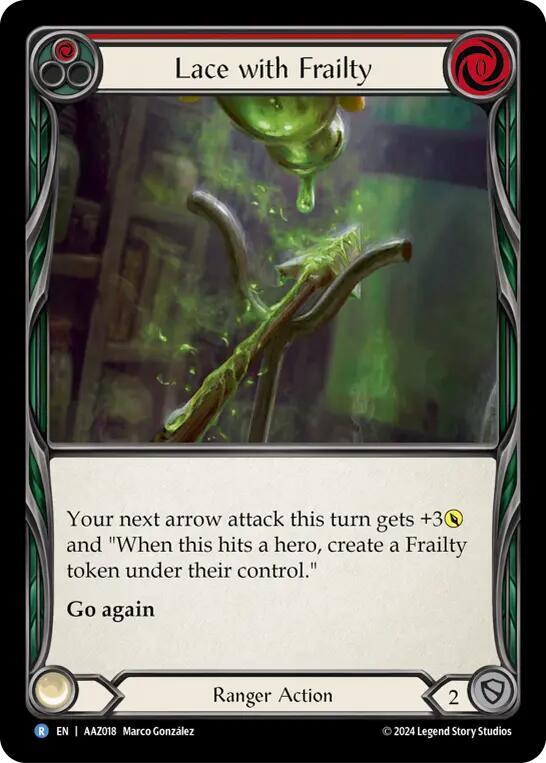 Lace with Frailty, Armory Deck: Azalea AAZ018