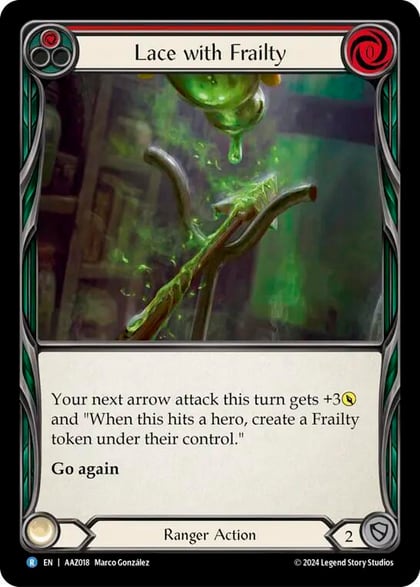 Lace with Frailty, Armory Deck: Azalea AAZ018