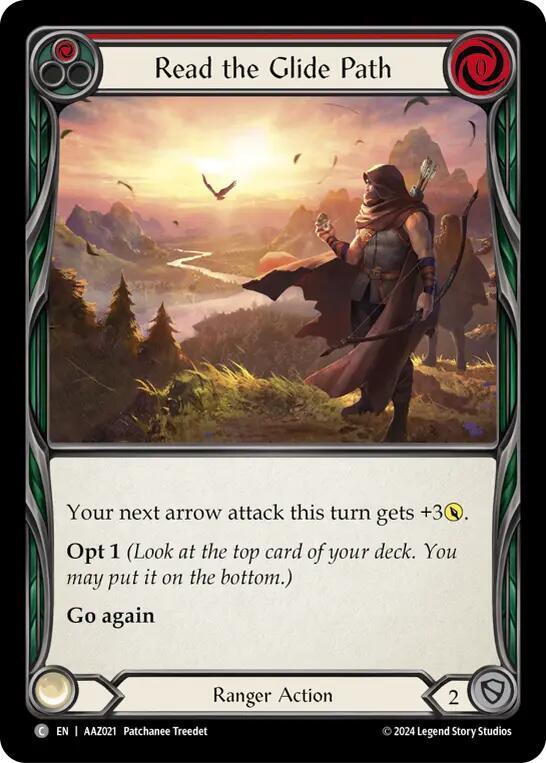 Read the Glide Path (Red), Armory Deck: Azalea AAZ021