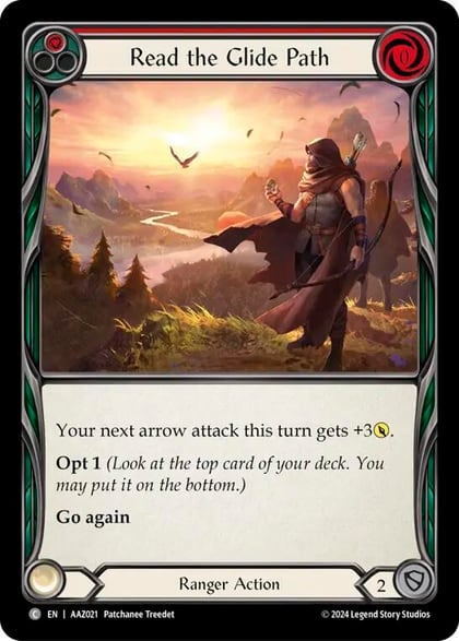 Read the Glide Path (Red), Armory Deck: Azalea AAZ021