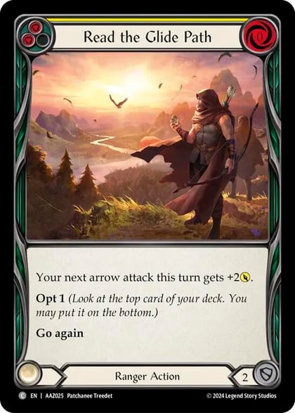 Read the Glide Path (Yellow), Armory Deck: Azalea AAZ025